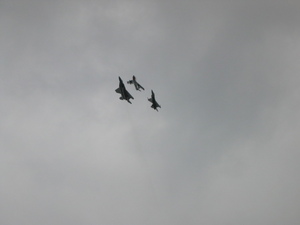 Fighter jets about to pass over my building
