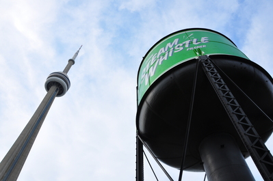 Steamwhistle water tower plus the CN tower