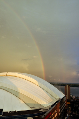 Skydome rainbow