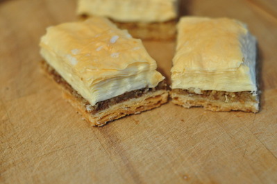 Home-made baklava