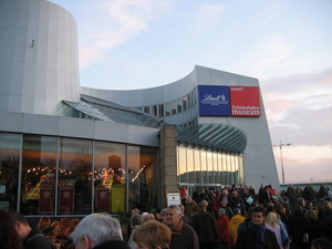 Chocolate musuem, so busy!