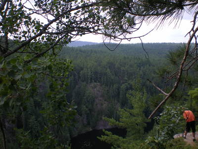 Looking into the Barron Canyon