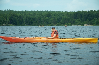 Jennifer in the Kayak
