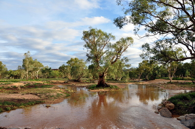 The mighty Todd River