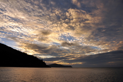 Sunset in Luncheon Bay