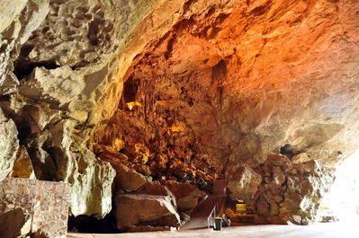 Caves near the entrance
