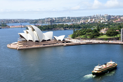 Opera House and ferry