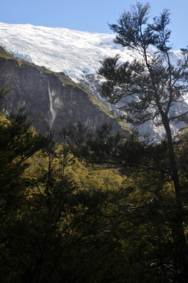 First glimpse of the glacier