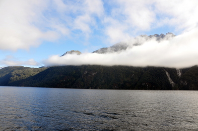On the ferry crossing Lake Manapouri