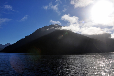 On the ferry crossing Lake Manapouri