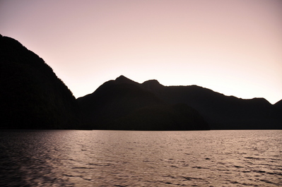 Sunrise on Doubtful Sound