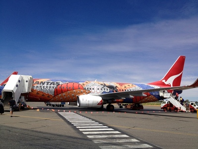 Awesome plane for my Alice Springs-Sydney flight