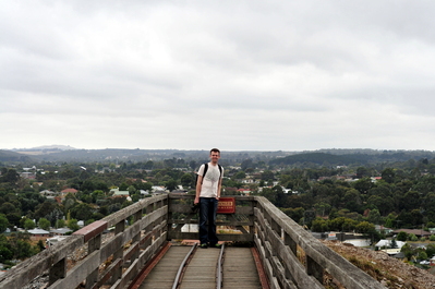 Me up on a tower overlooking the region