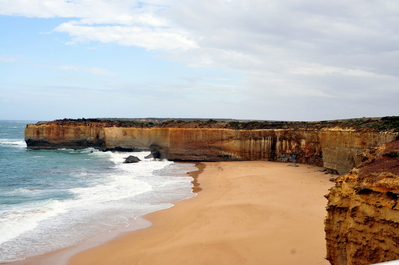 Cliffs and beach