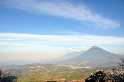 Three volcanoes viewed from Pacaya