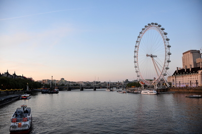The London Eye and the Thames
