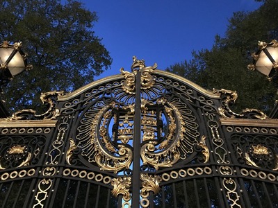 The Canada Gate, presented to London by Canada in 1901 as part of the Queen Victoria Memorial