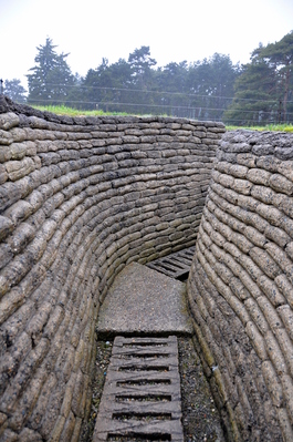Reconstructed trench
