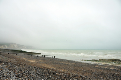 Pebble beach near Dieppe