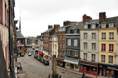 View from hotel room in Honfleur