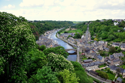 View from the walls of Dinan