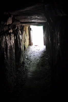Hallway inside the dolmen