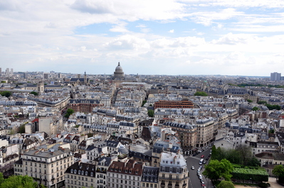 View of the city from Notre Dame
