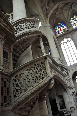 Stairways at Saint-Étienne-du-Mont