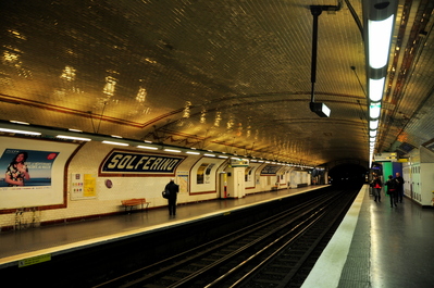 Random metro station, I love the subway in Paris!