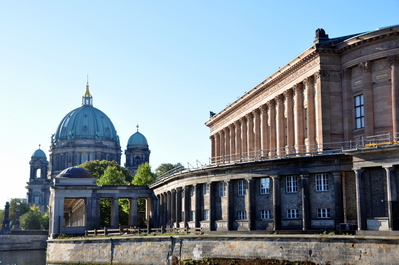 Walking past Museum Island in the morning