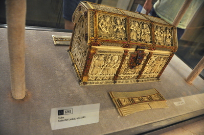 In the Munich Residenz Treasury (ivory)
