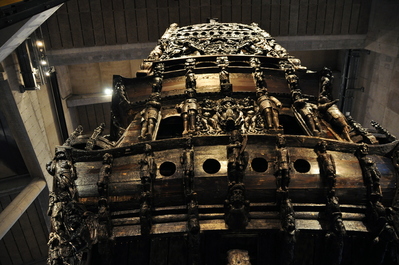 Back of the Vasa warship
