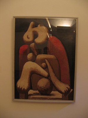 A cool painting of a woman by Picasso