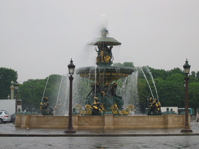 Fountain in Place de la Concorde