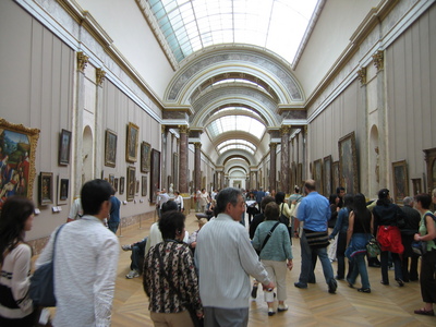 One of many halls of paintings
