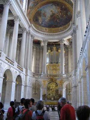 The main chapel at the chateau