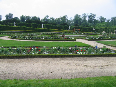 A view of the gardens