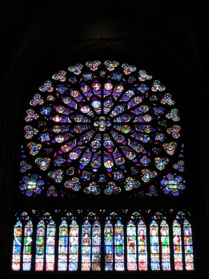 Notre Dame stained glass 3