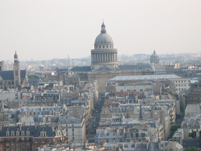 The Pantheon from atop Notre Dame