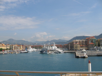 The harbour area