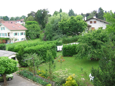 The view from our hotel window in Annecy