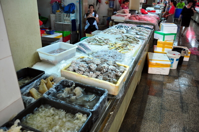 Fish at the wet market