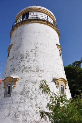 Lighthouse with doves