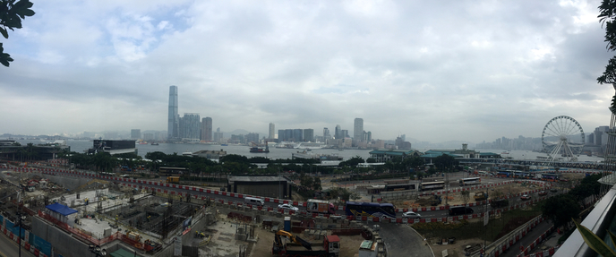 View of harbour from IFC Mall