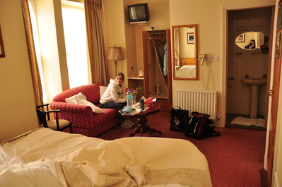 Our B&B room in Cork