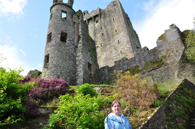 Kim at Blarney Castle