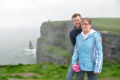 Just arrived at the Cliffs of Moher