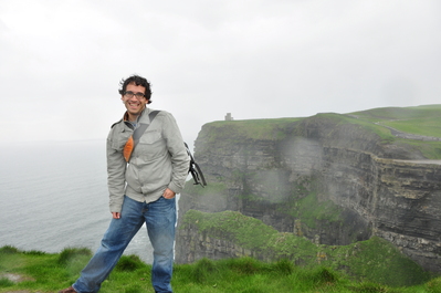 Rob (!!) at the Cliffs of Moher