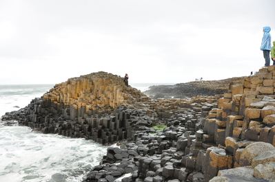 Kim at the Giant's Causeway