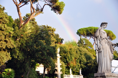 Rainbow over Pincio Hill